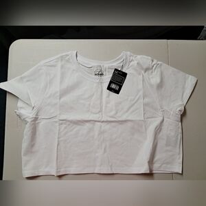 White Crop Top